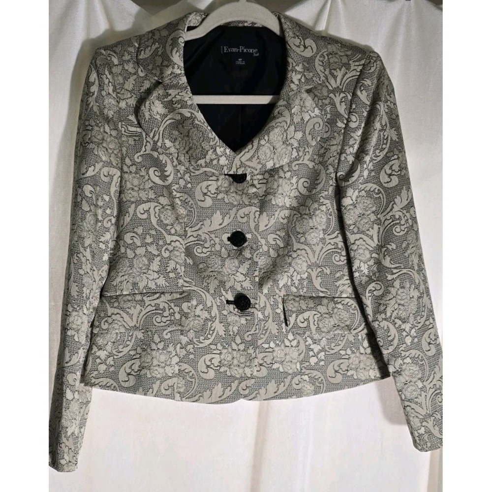 Evan Picone‎ Size 4P Blazer Women's Jacket Suit Separate Multicolor